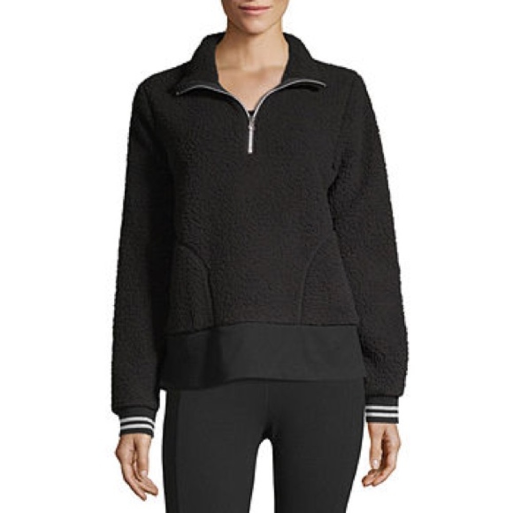 Xersion Womens High Neck Long Sleeve Pullover Size: S